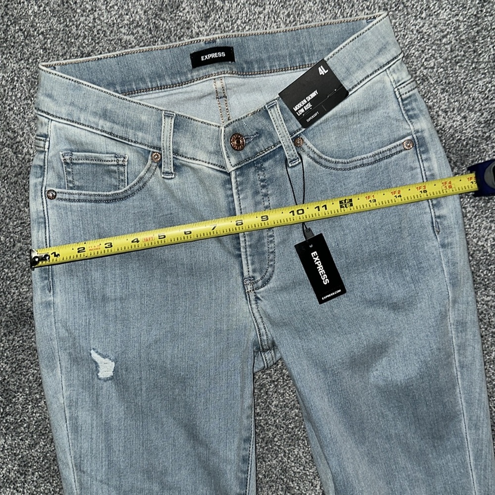 New express jeans size 4 long - Picture 16 of 17